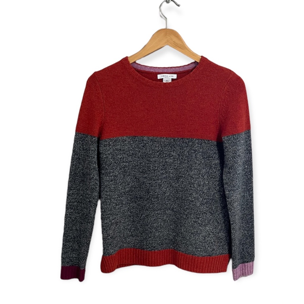 Tabitha Webb Lambswool Blend Colour Block Sweater